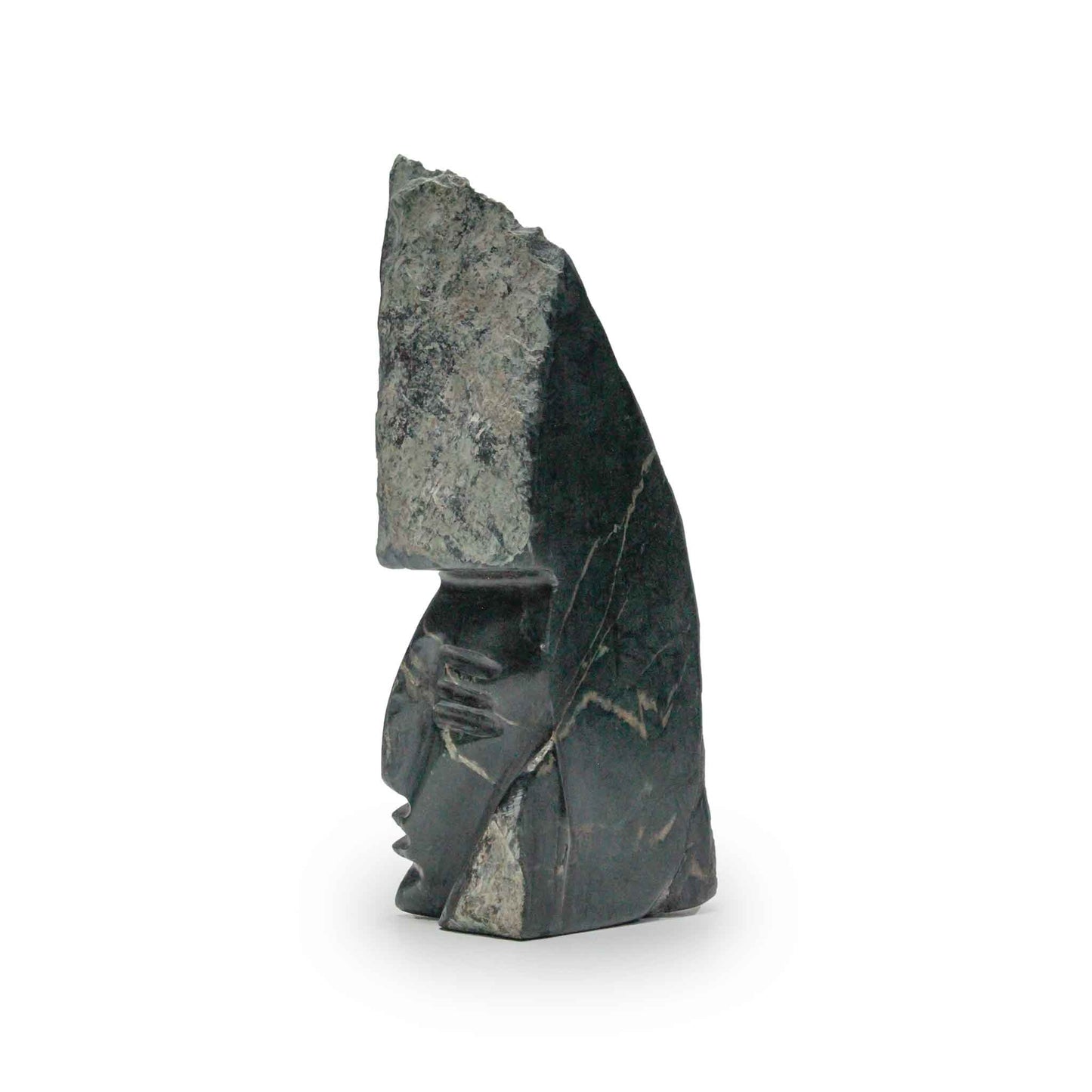 Crown of Unity: Serene Jade Headdress Sculpture