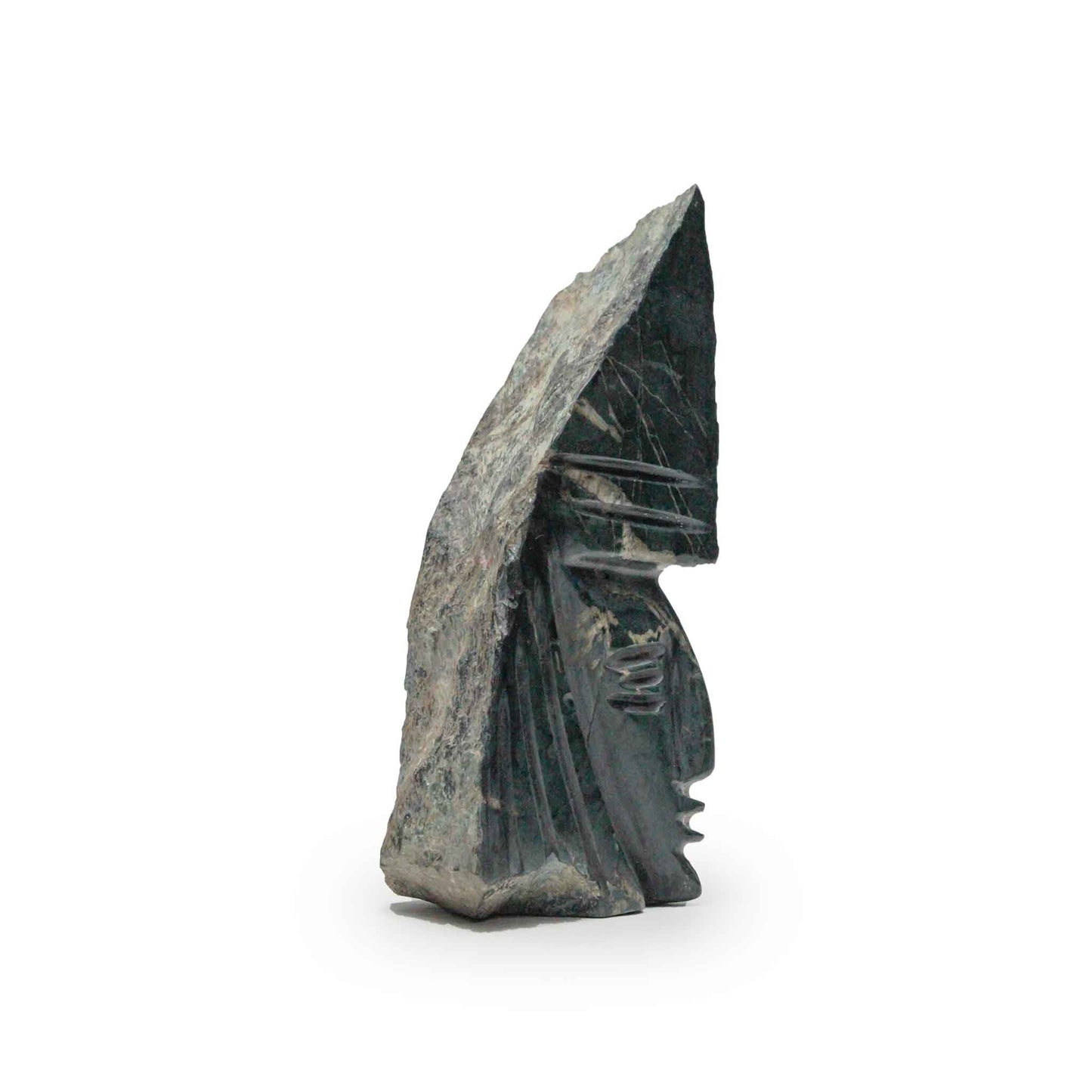 Crown of Unity: Serene Jade Headdress Sculpture