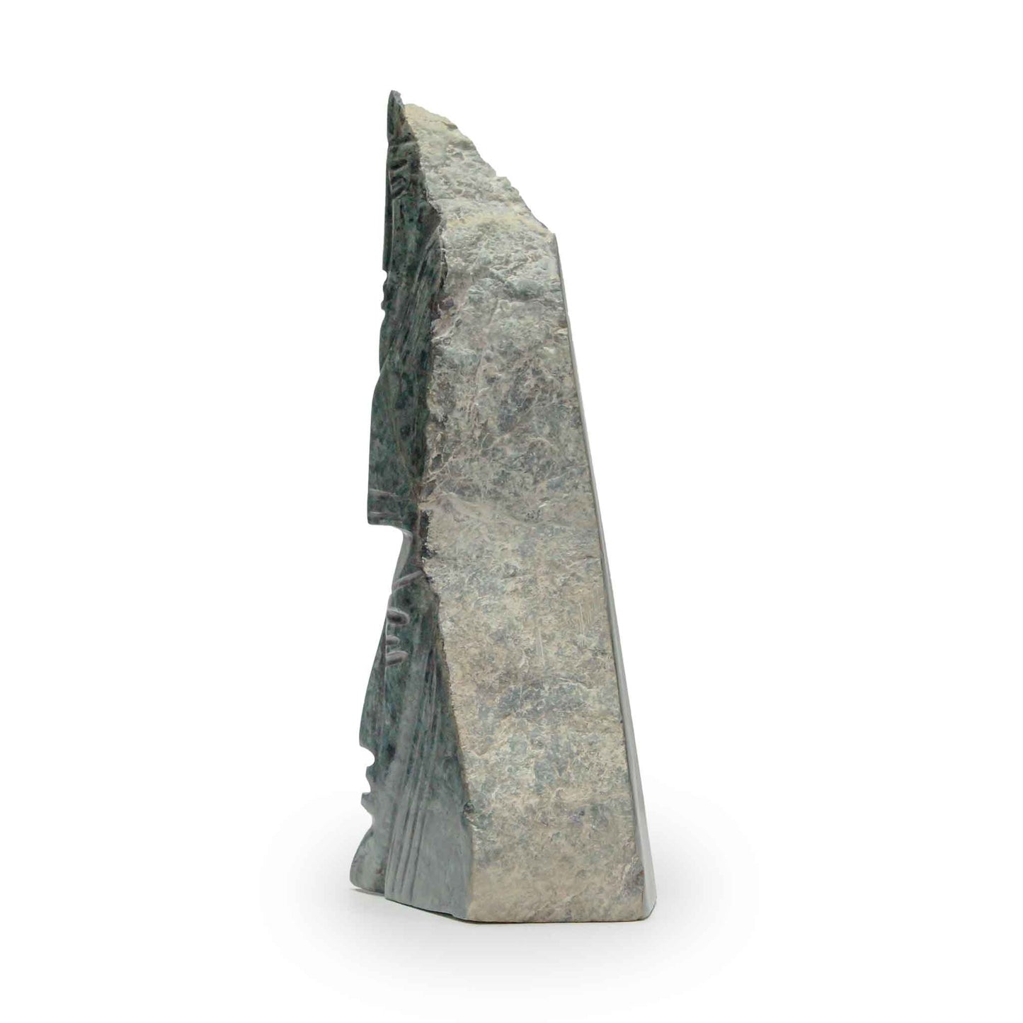 Vision of the Ages: Elegant Monolithic Jade Sculpture