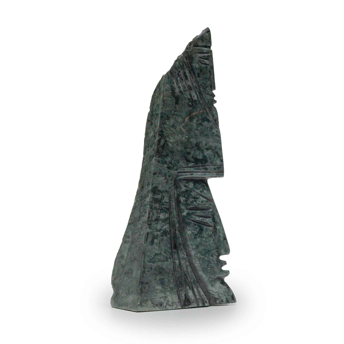 Vision of the Ages: Elegant Monolithic Jade Sculpture