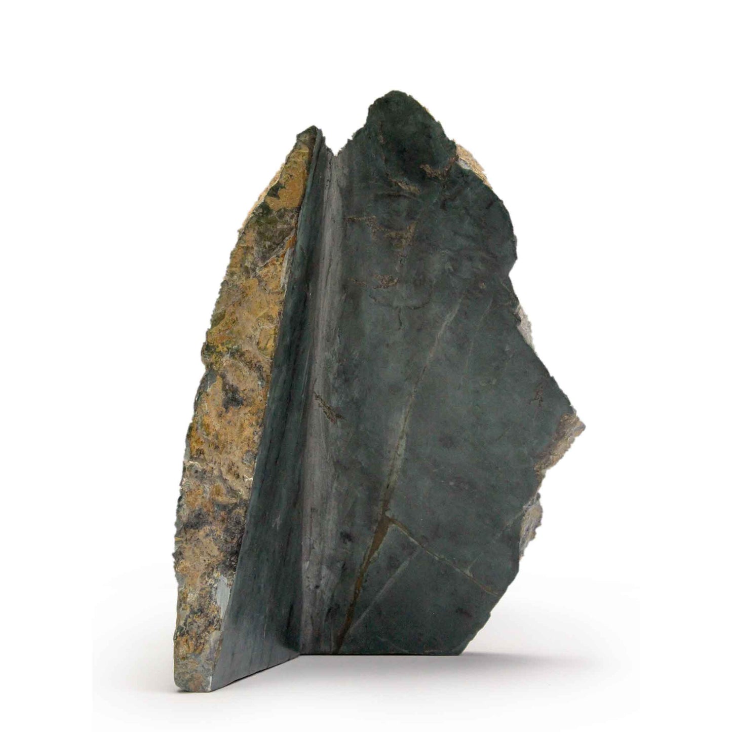 The Sentinel's Veil: Hand-Carved Jade Stone Sculpture