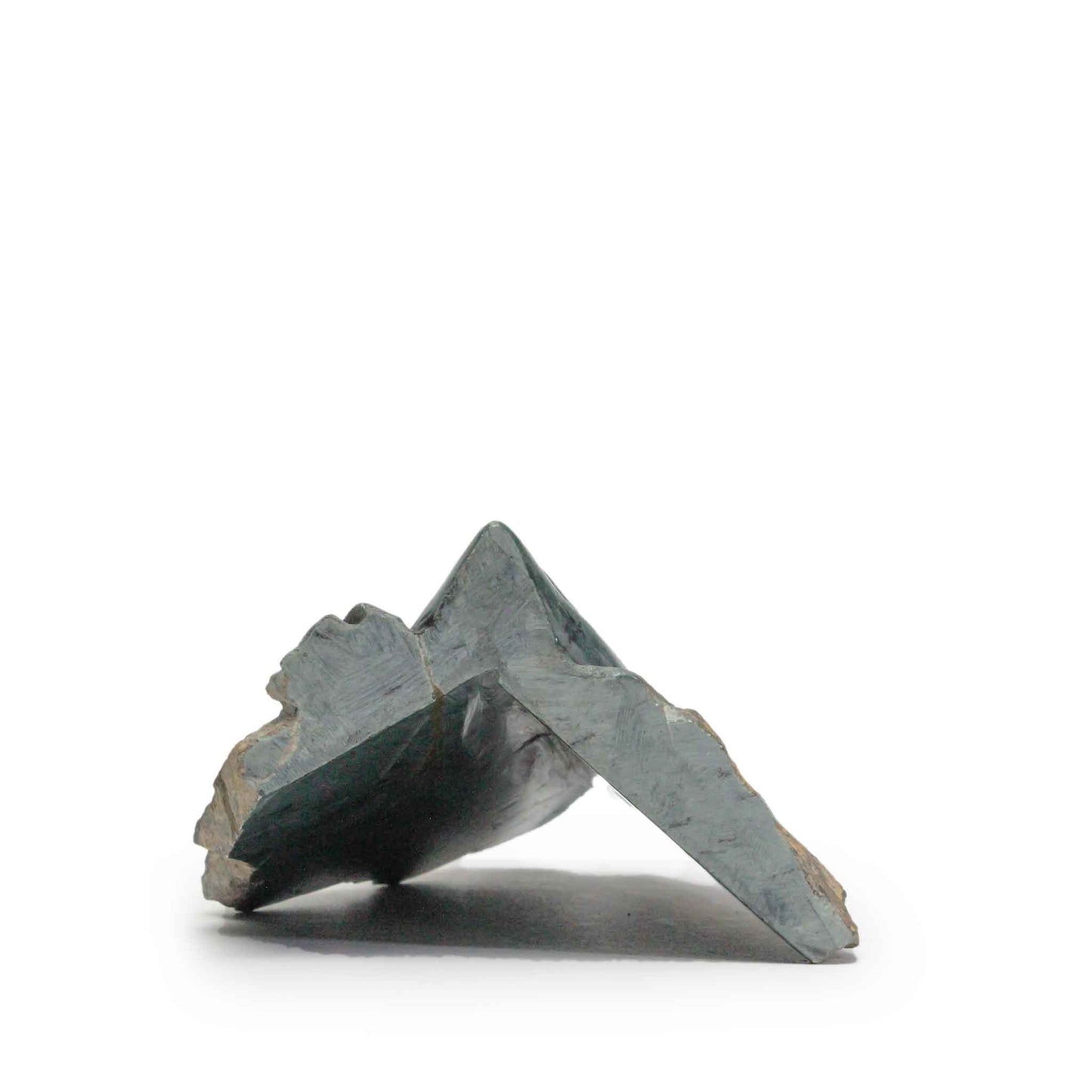 The Sentinel's Veil: Hand-Carved Jade Stone Sculpture