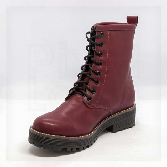 Ale Aguilar Lace-Up Lug-Sole Combat Boots Curated by Machine