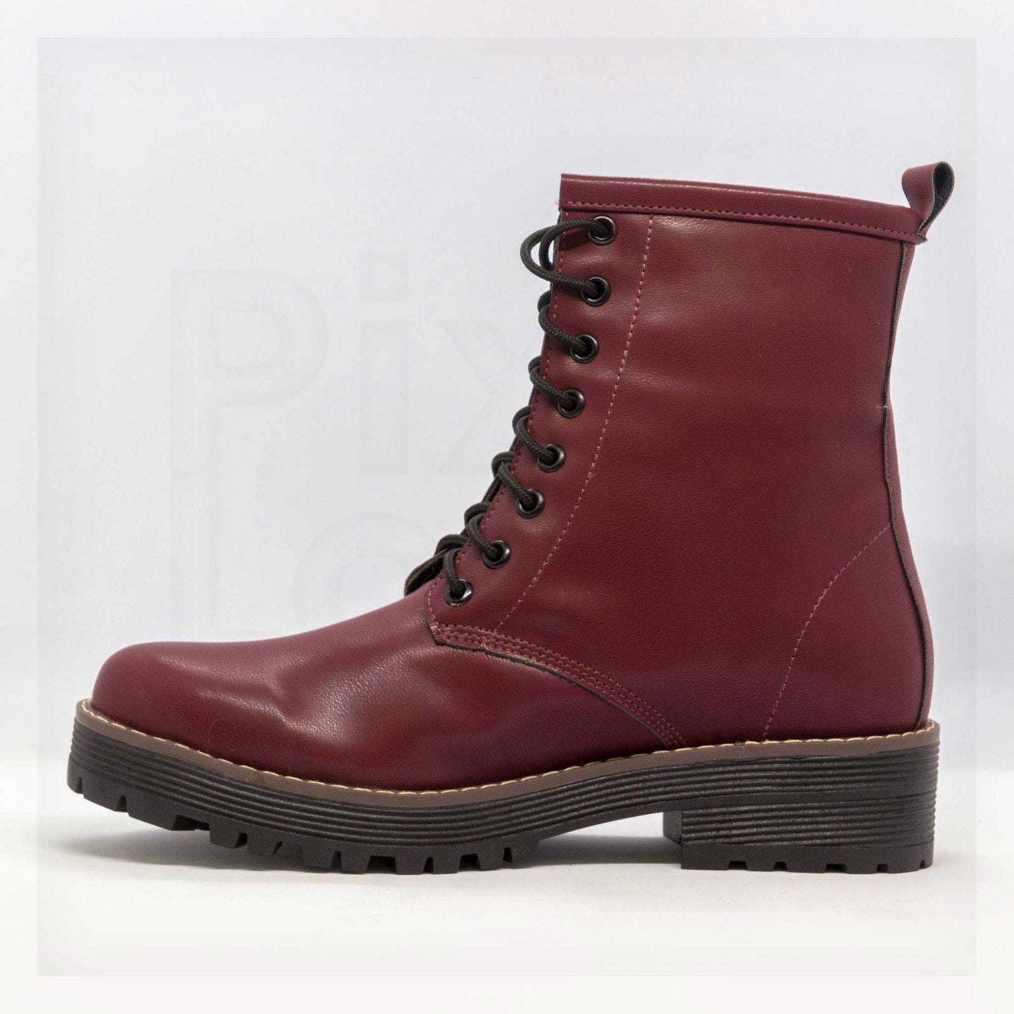 Ale Aguilar Lace-Up Lug-Sole Combat Boots Curated by Machine