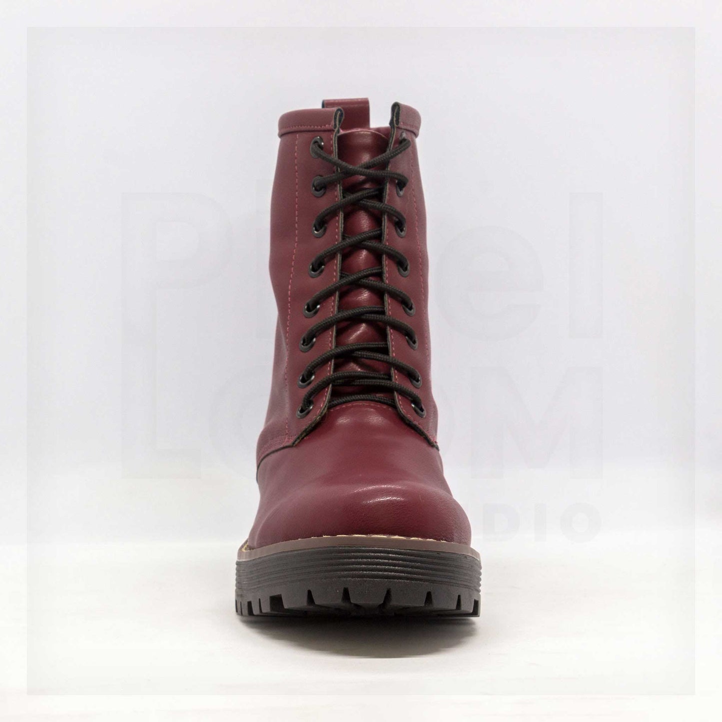 Ale Aguilar Lace-Up Lug-Sole Combat Boots Curated by Machine