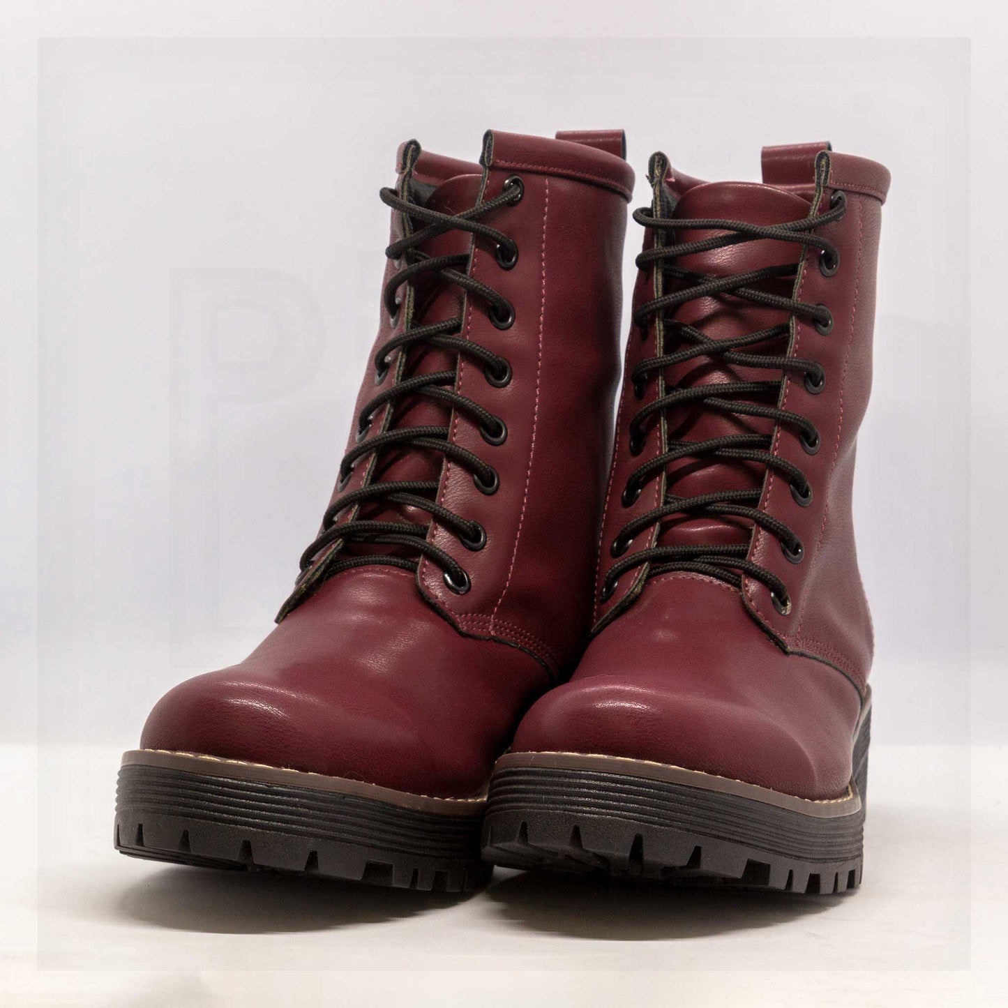 Ale Aguilar Lace-Up Lug-Sole Combat Boots Curated by Machine