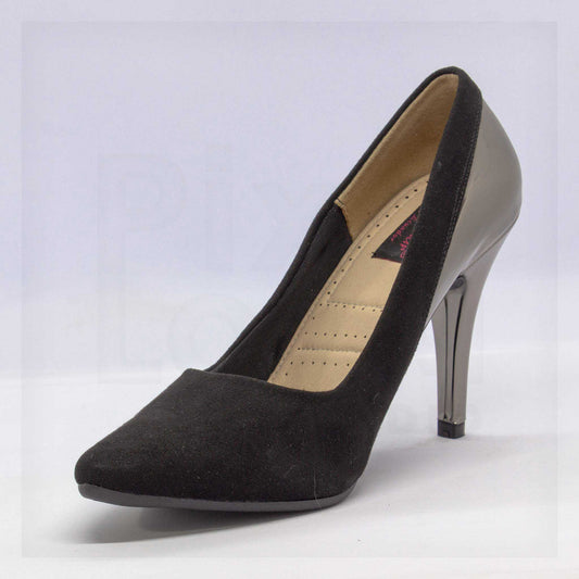 Ale Aguilar Two-Tone Pointed Stiletto Pumps Curated by Machine