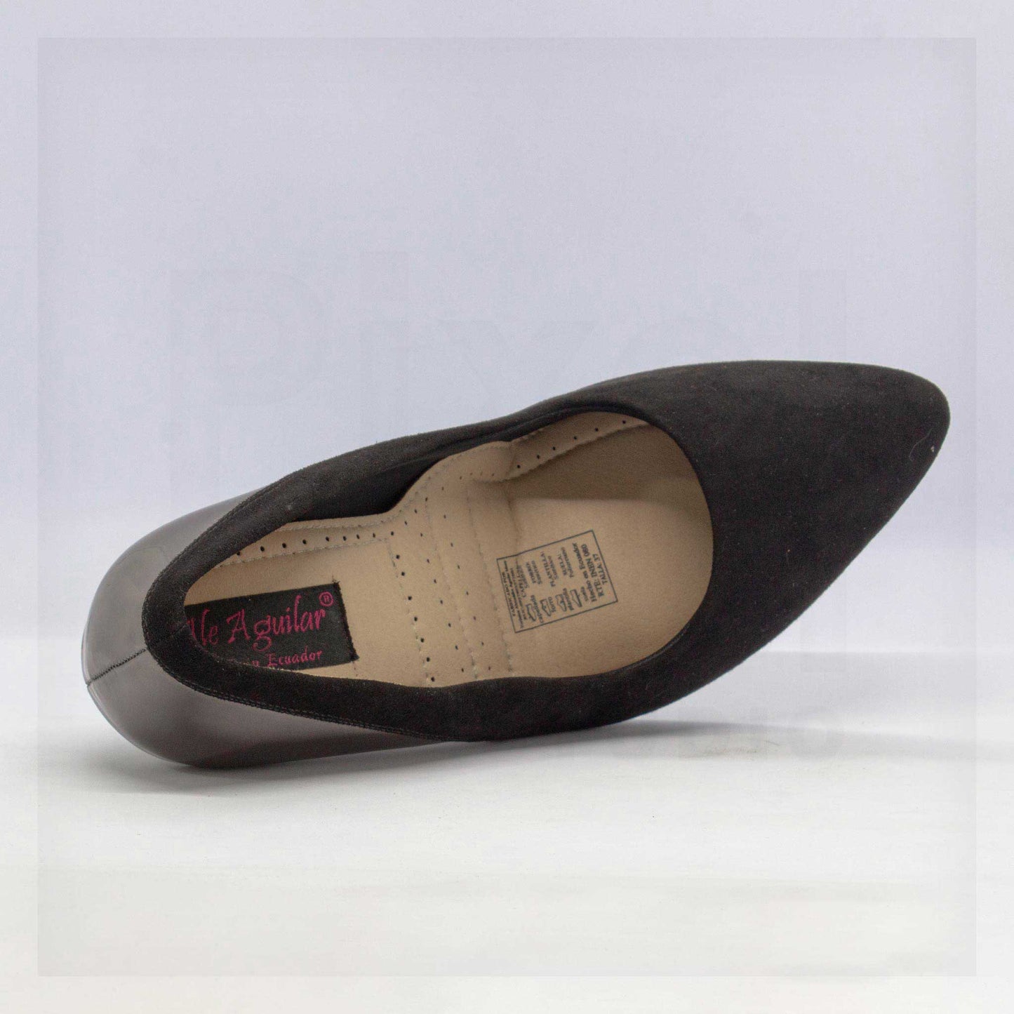 Ale Aguilar Two-Tone Pointed Stiletto Pumps Curated by Machine