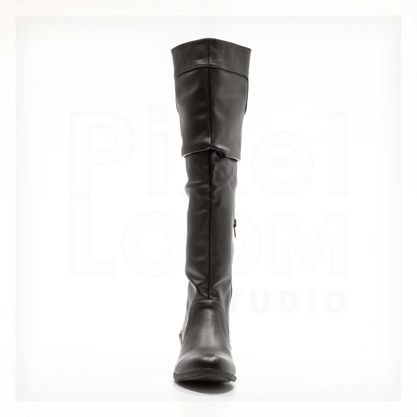Ale Aguilar Fold-Over Over-The-Knee Boots Curated by Machine