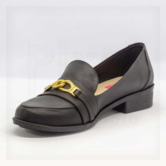 Ale Aguilar Chain-Link Block Heel Loafers Curated by Machine