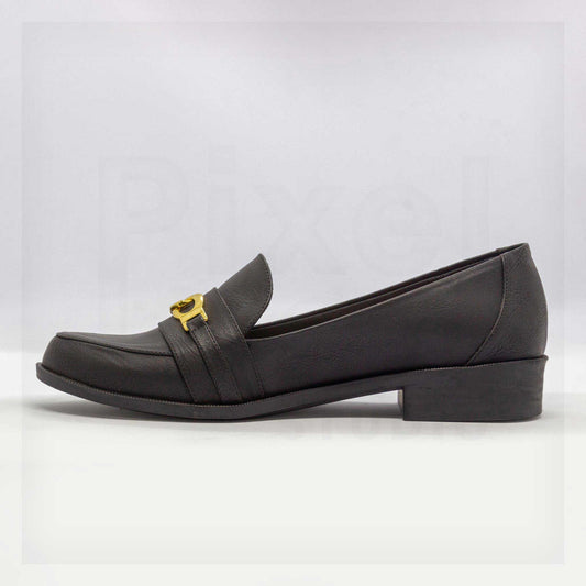 Ale Aguilar Chain-Link Block Heel Loafers Curated by Machine