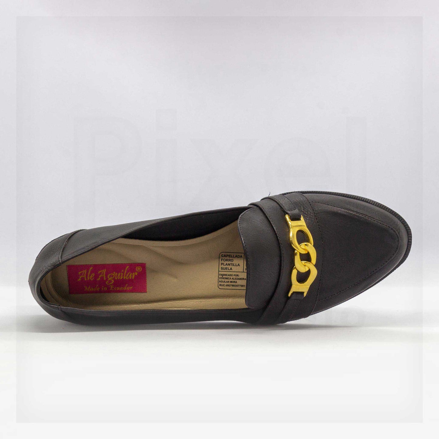 Ale Aguilar Chain-Link Block Heel Loafers Curated by Machine