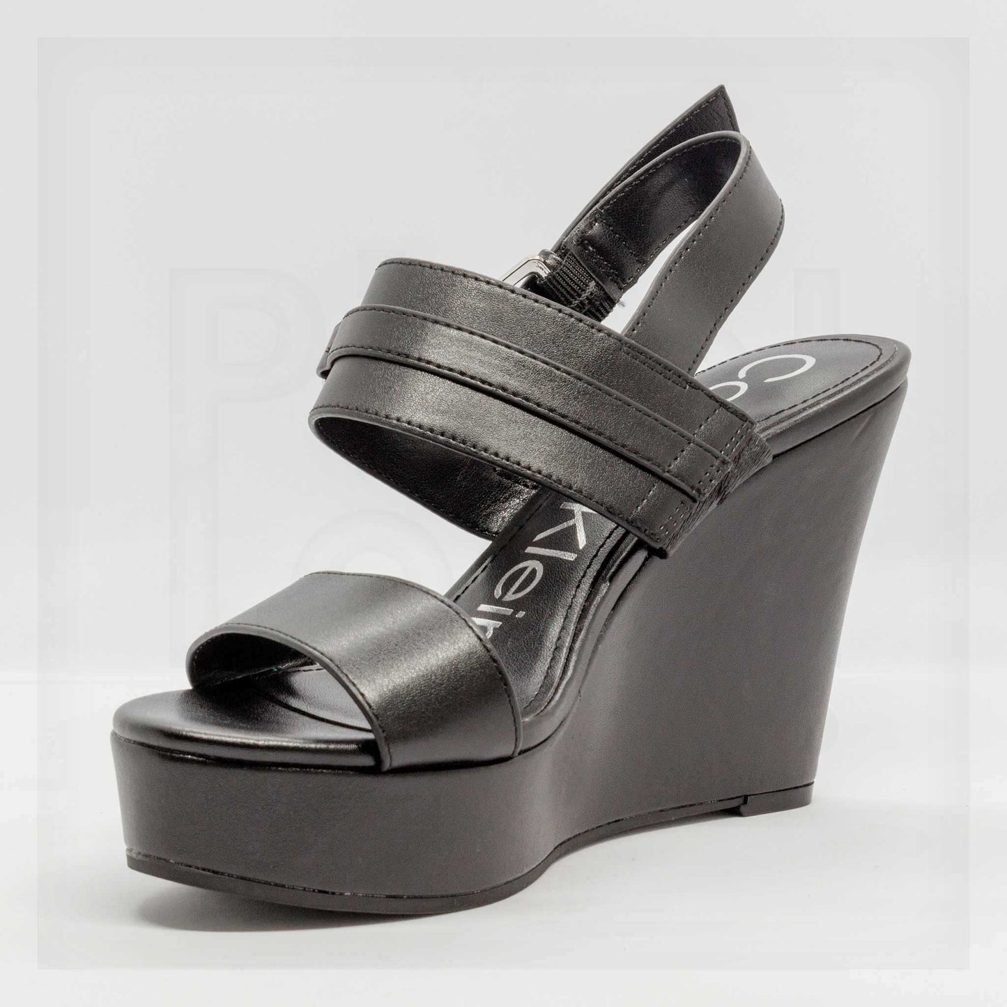 Calvin Klein Kanova Platform Wedge Sandals Curated by Machine