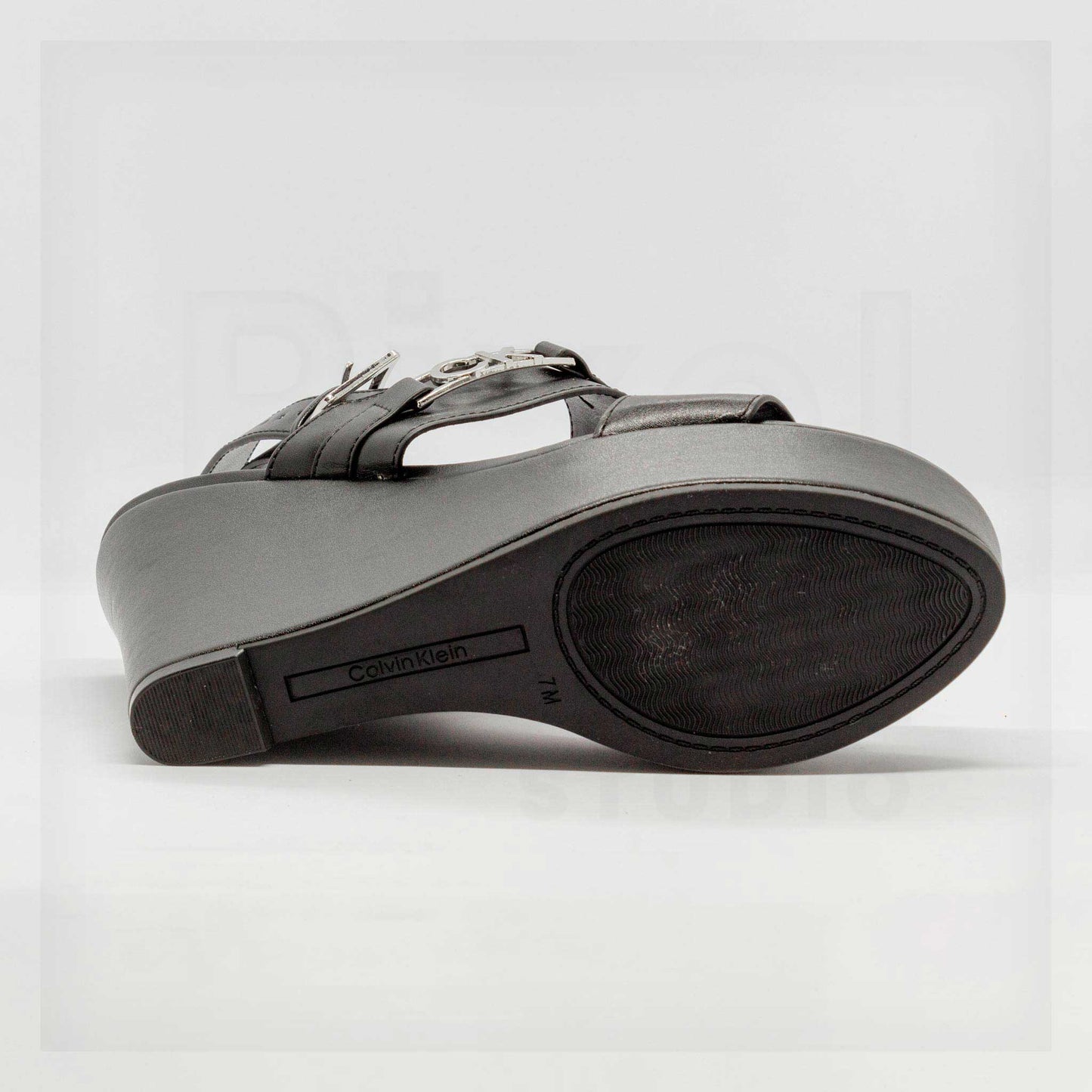 Calvin Klein Kanova Platform Wedge Sandals Curated by Machine