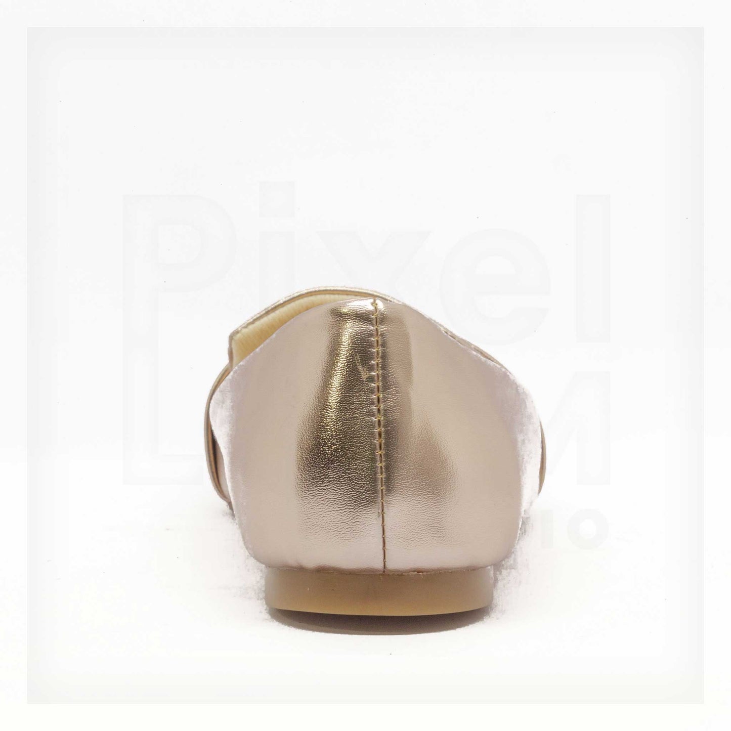 Ker Ponce Pointed-Toe Metallic Loafer Flats Curated by Machine