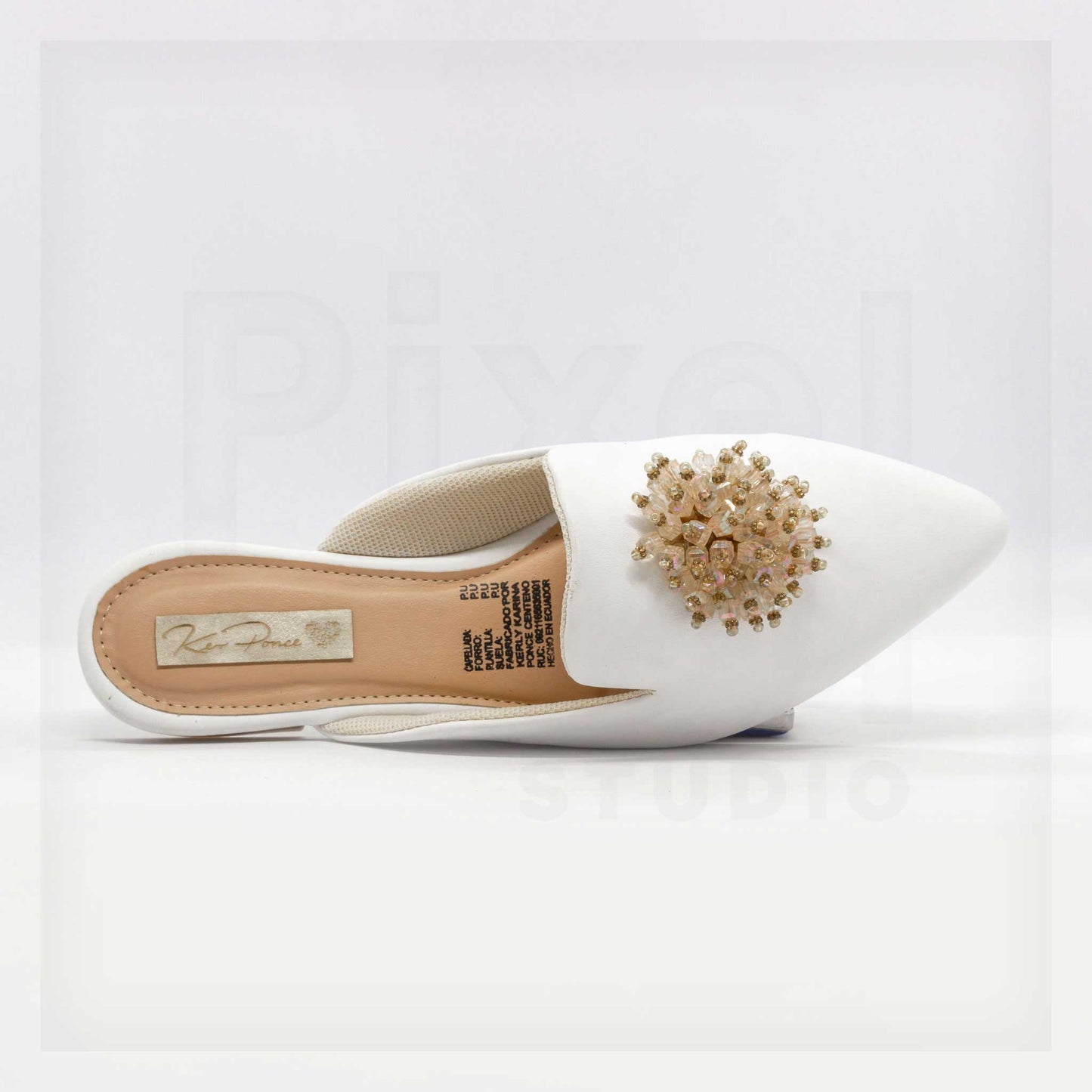 Zapatos de tacón bajo hechos a mano 'Ker Ponce'