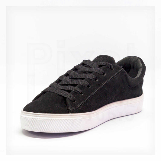 Ker Ponce Low-Top Faux-Suede Sneakers Curated by Machine