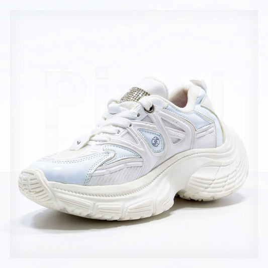 Machine Streetwear Chunky Rhinestone Platform Sneakers