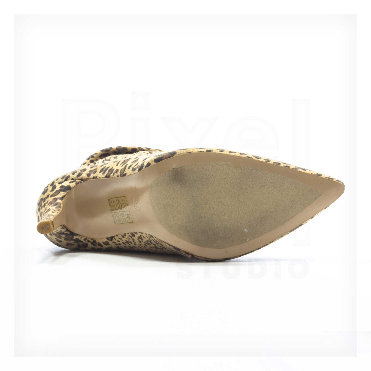 Machine Pointed-Toe Leopard-Print Slouchy Stiletto Boots