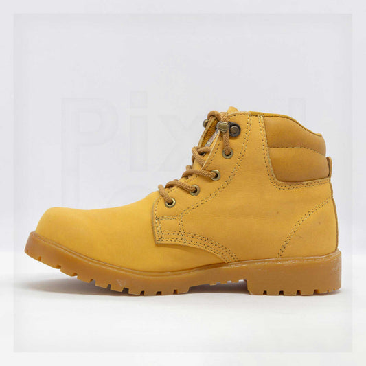 Machine Classic Wheat Nubuck-Style Utility Work Boots