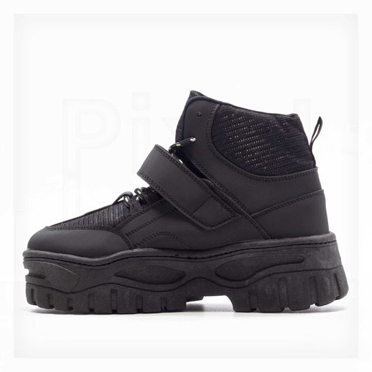 Vivi Shop Chunky Platform Hook-and-Loop Boot Sneakers Curated by Machine