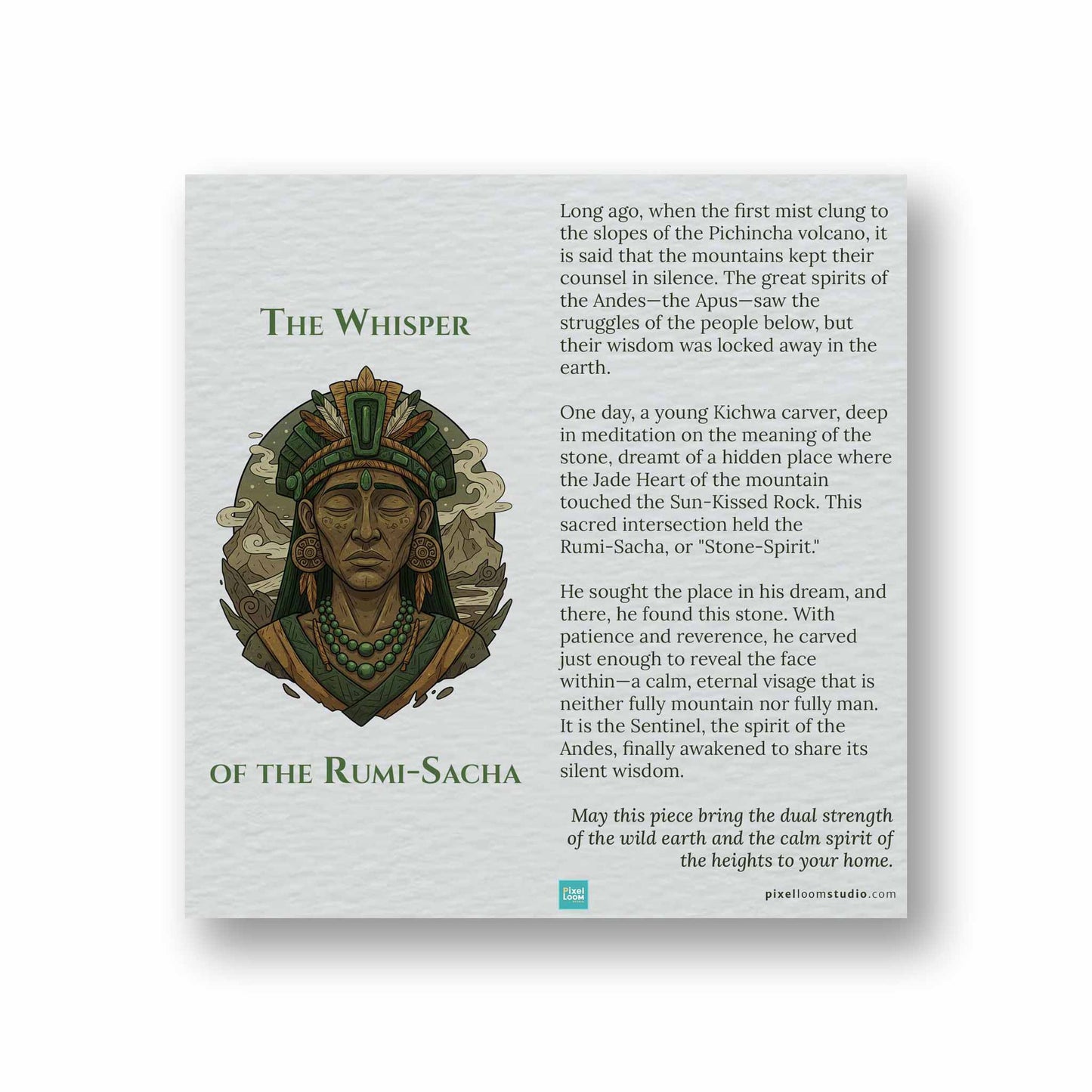 The Sentinel's Veil: Hand-Carved Jade Stone Sculpture